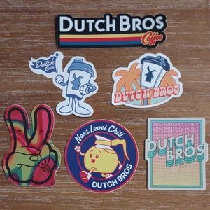Dutch Bros Vibrant Sticker Collection